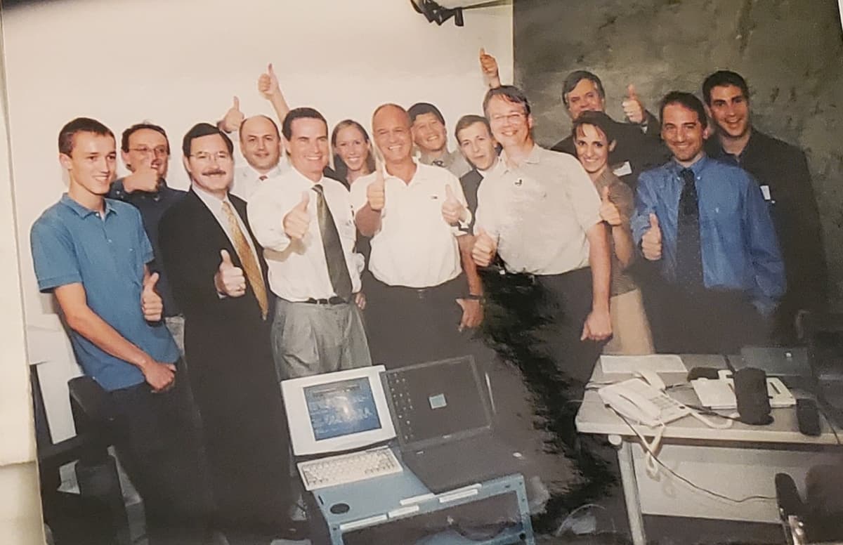 Computer Motion team celebration