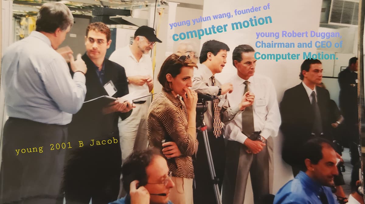 Computer Motion founders and team